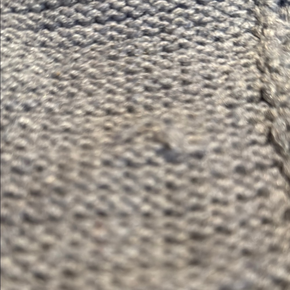 Gray Knit Cardigan with Ribbed Texture - Picture 4 of 4